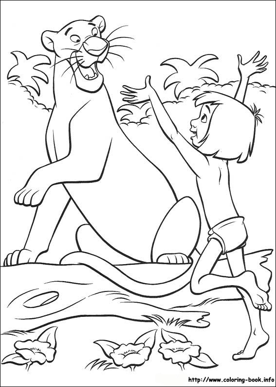 Jungle Book coloring picture